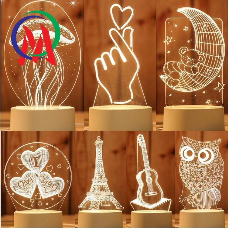 [HCM]Đèn led ngủ 3d