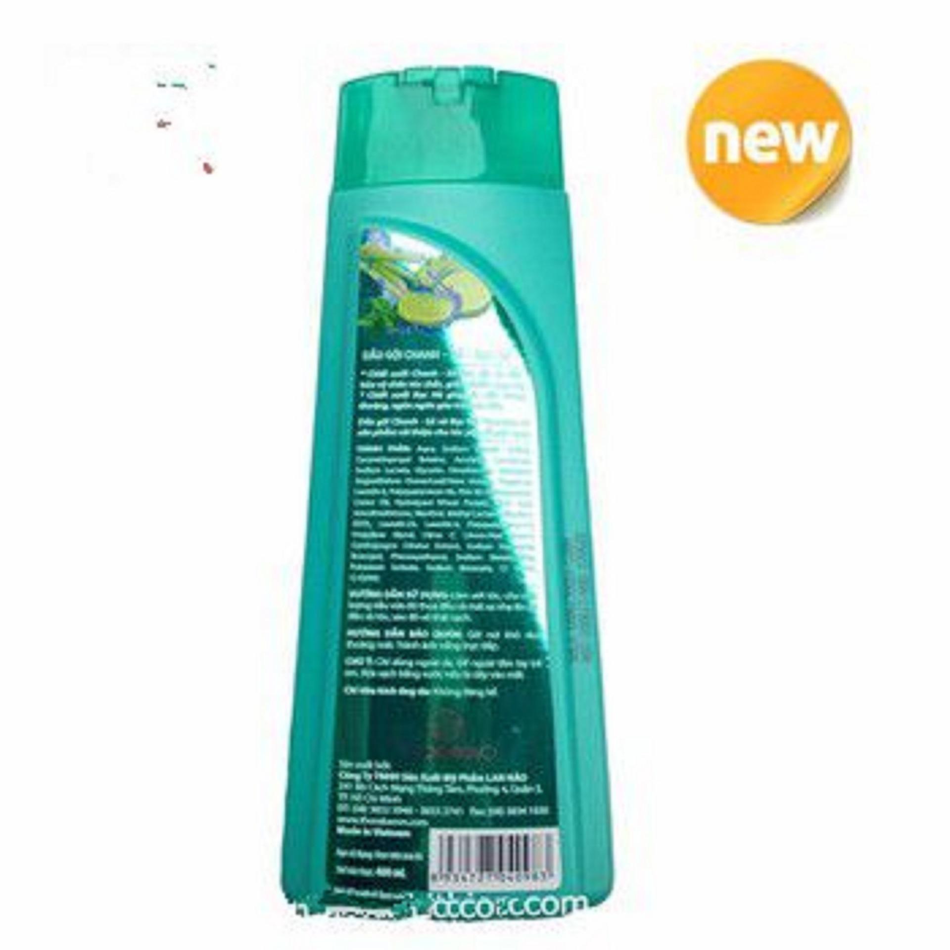 DẦU GỘI CHANH - SẢ - BẠC HÀ THORAKAO 400ML