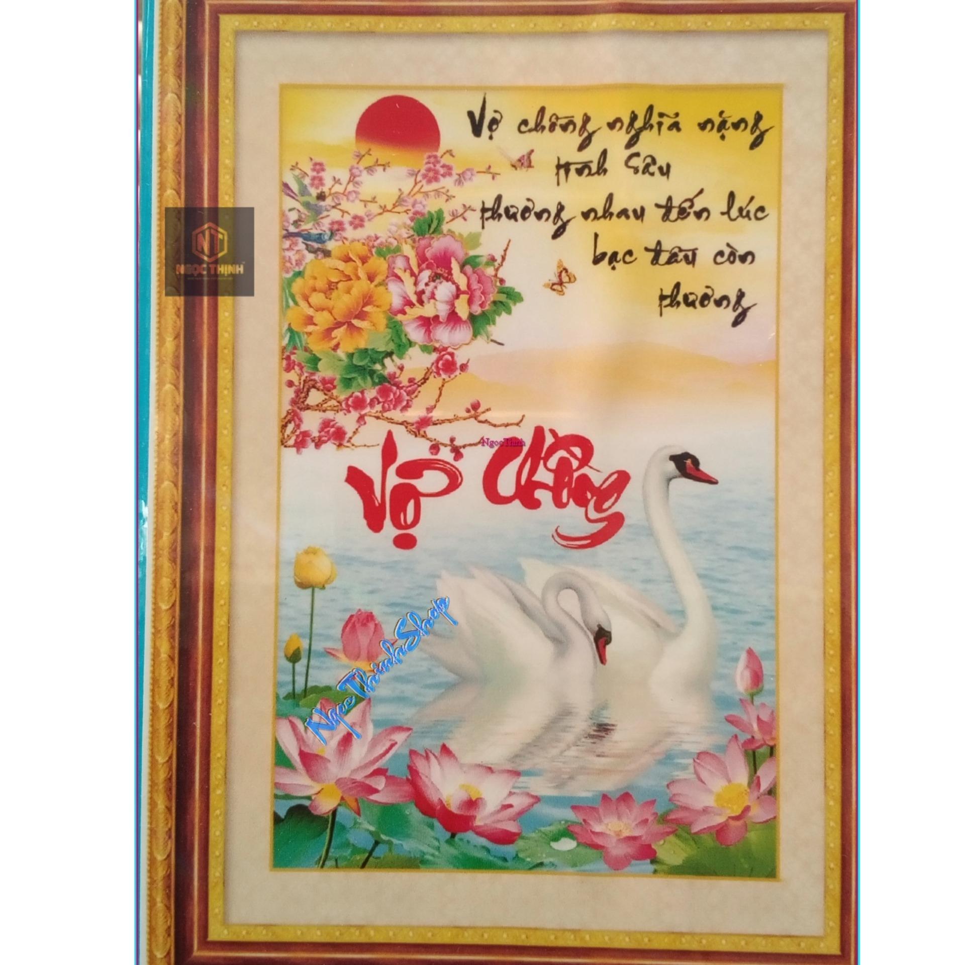 Tranh đính đá Vợ chồng YN5090-Bảo Ngọc