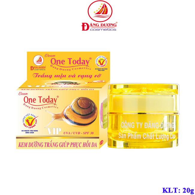 Kem dưỡng trắng phục hồi da Ốc Sên One Today Vip 20g