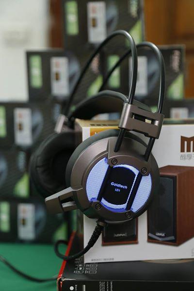 Tai nghe chơi game Goldtech LD01 có mic, led, jack 3.5