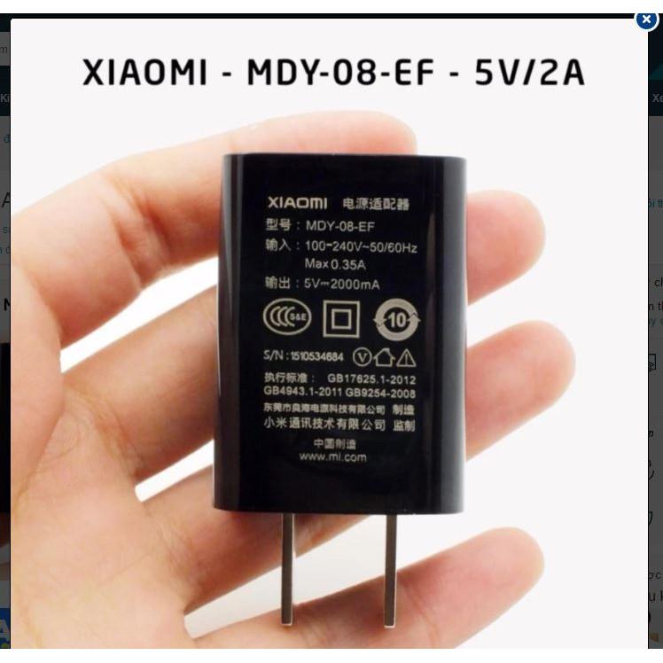 Củ Sạc Xiaomi 5V/2A (đen) - Hàng Nhập Khẩu