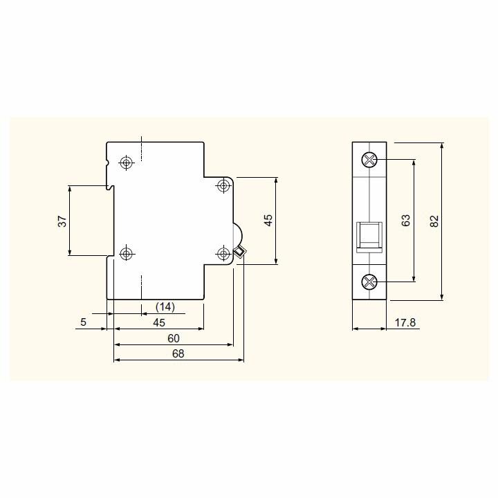 MCB - CB Tép LS 2 pha