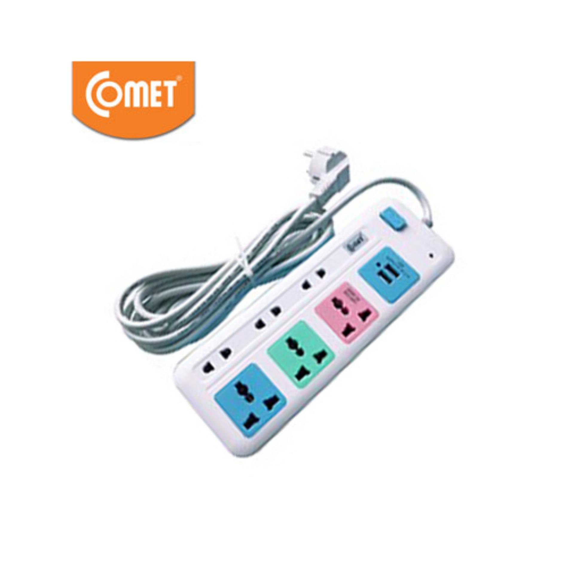 Ổ Cắm Điện Nối Dài Comet CES4333 (2500W) (N004)