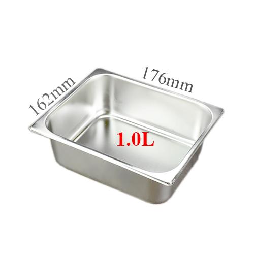 Khay inox GN 1/6 sâu 65 đựng thực phẩm
