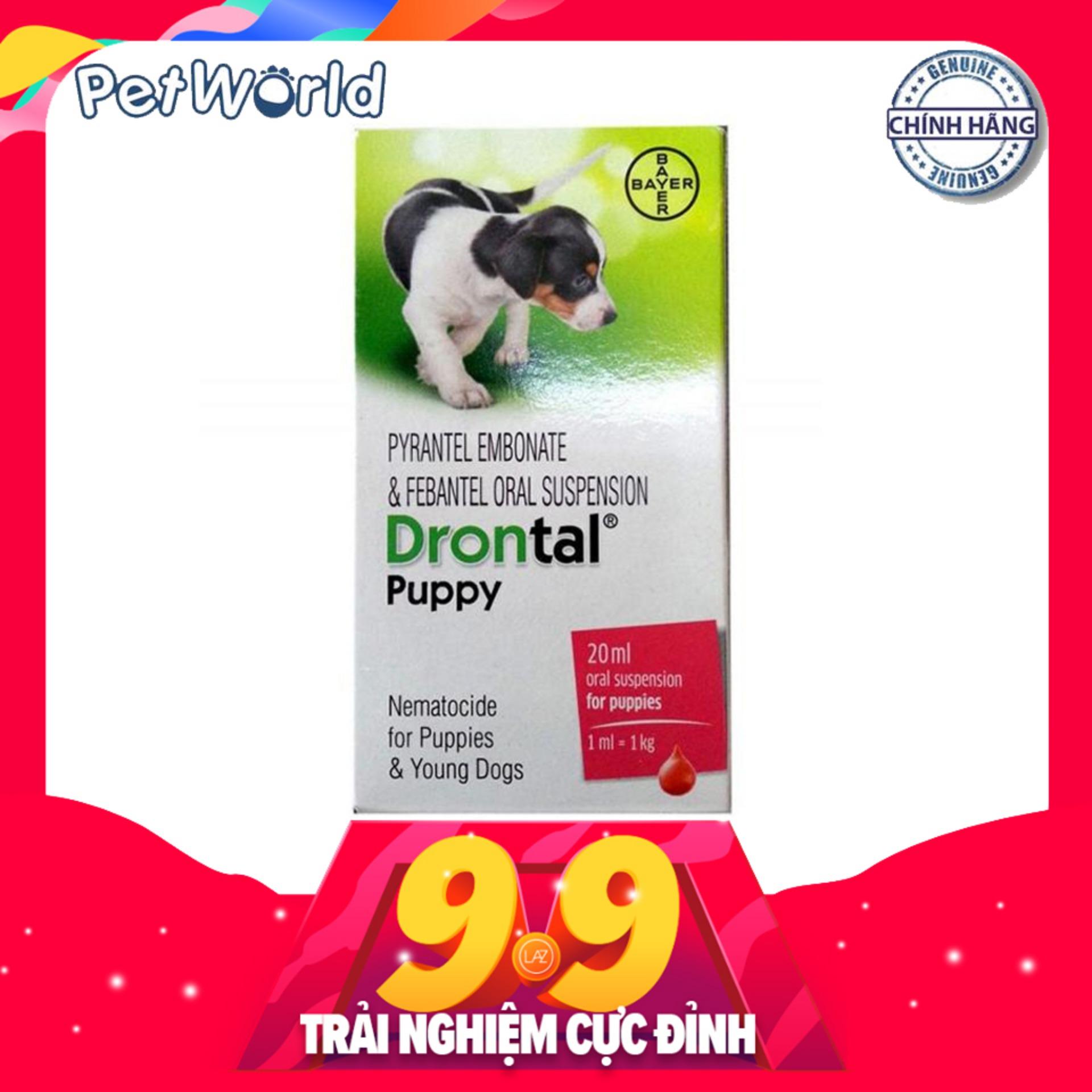 Thuốc xổ giun cho chó con Bayer For Puppies