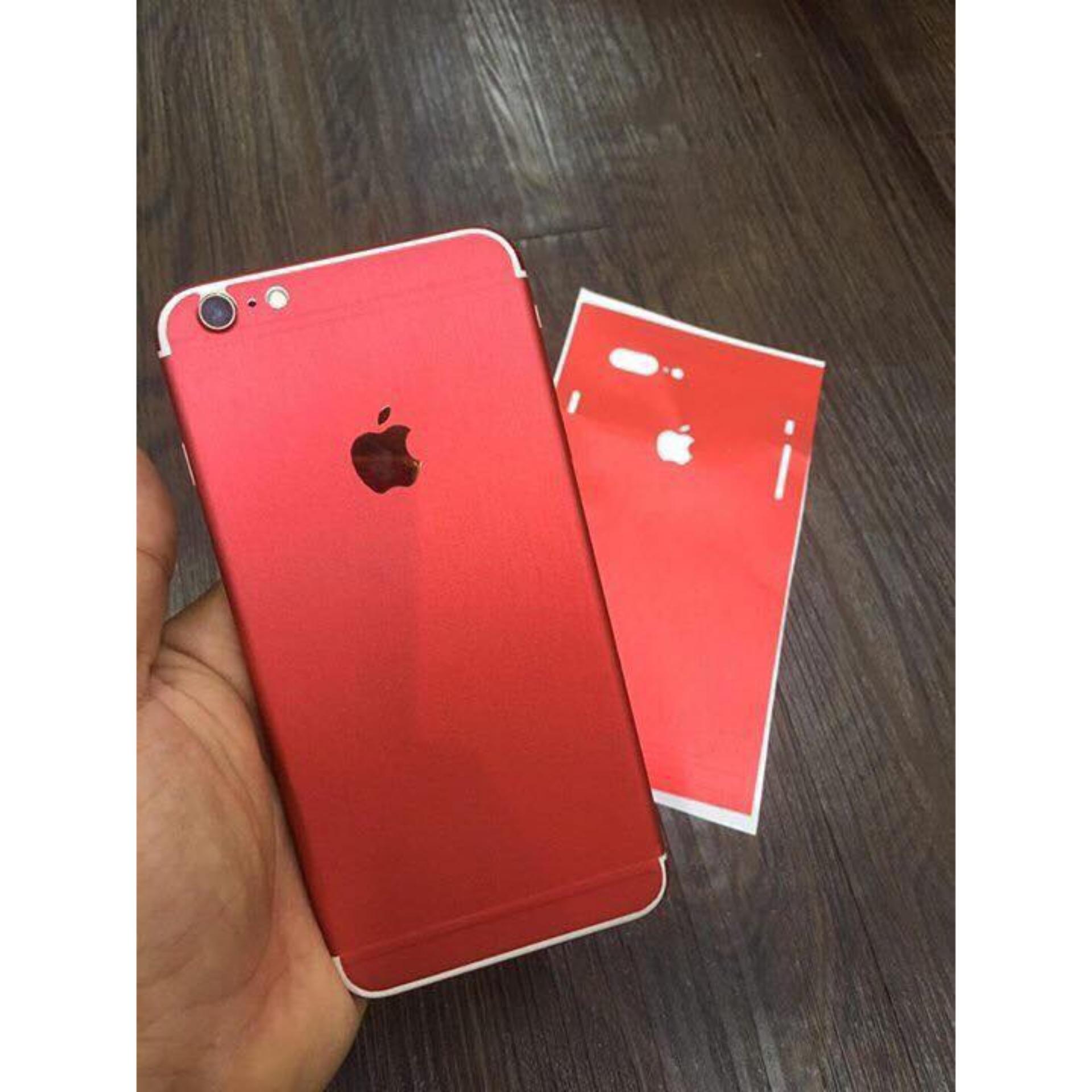 Miếng Dán Skin DÀNH CHO Iphone 6PLUS (MÀU ĐỎ) MÃ B60