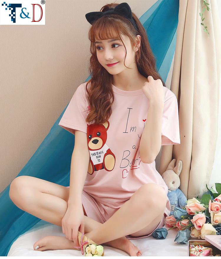 [HCM]ĐỒ BỘ ĐỒ NGỦ MẶC NHÀ - ĐI CHƠI BEAR HỒNG B07