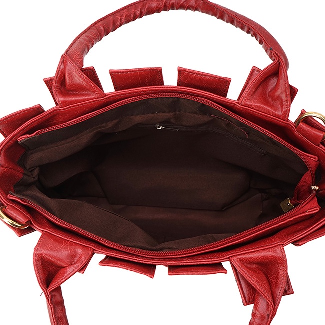 Túi xách thời trang nhập khẩu NK08 - đỏ - Hình 4