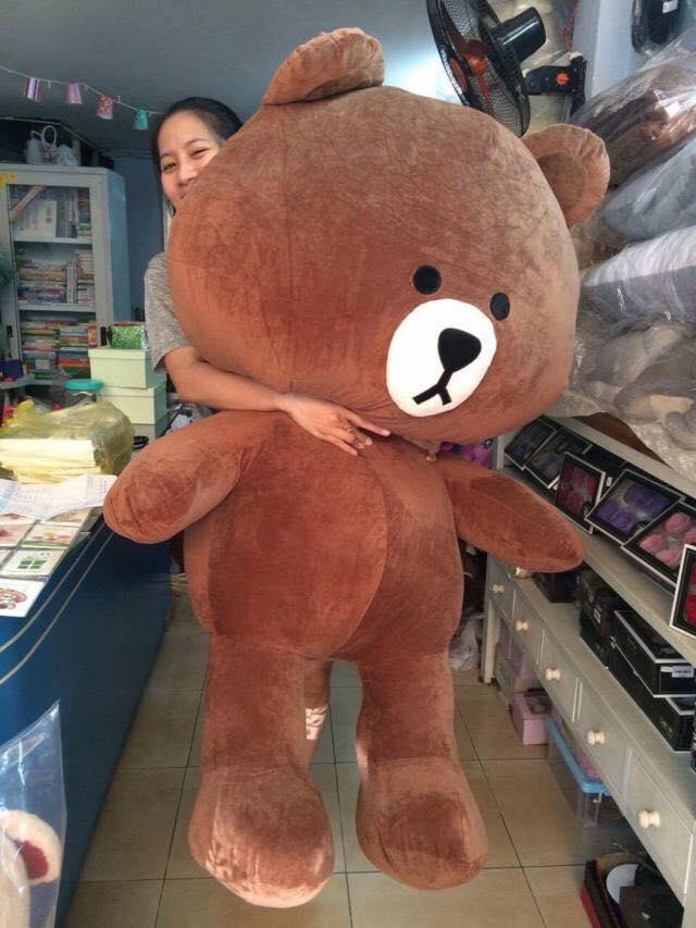 Gấu Bông Brown Cực đại Khổ Vải 1m5