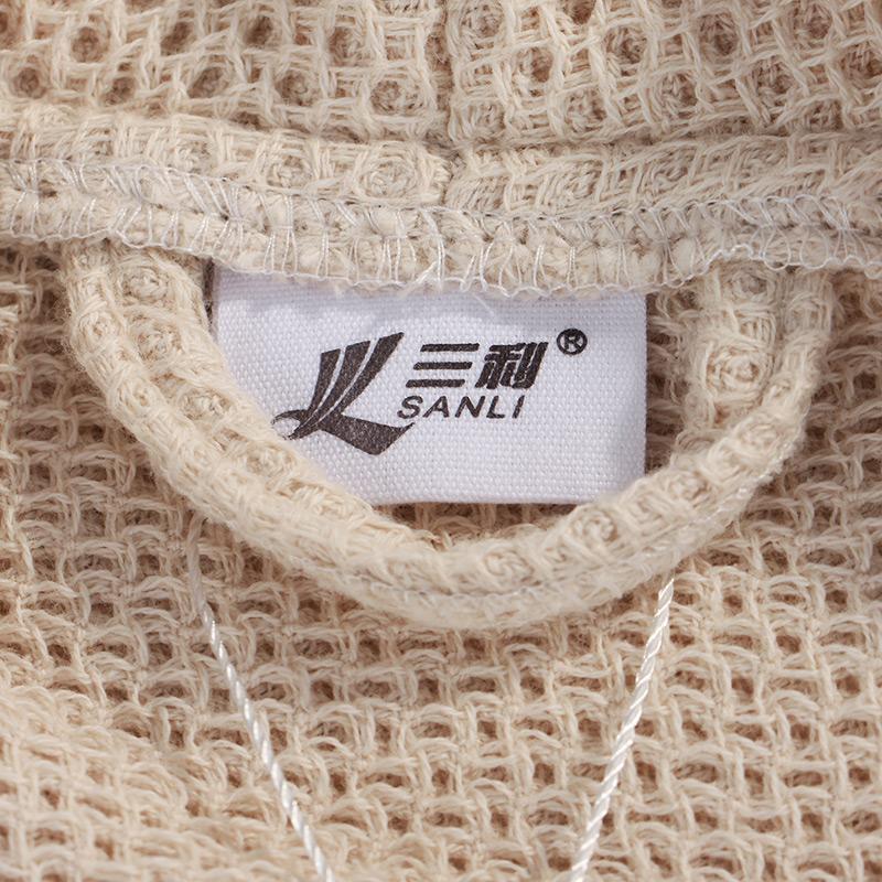 Sanli 100% Cotton Thu Đông Nam Nữ Áo Tắm Áo Choàng Tắm