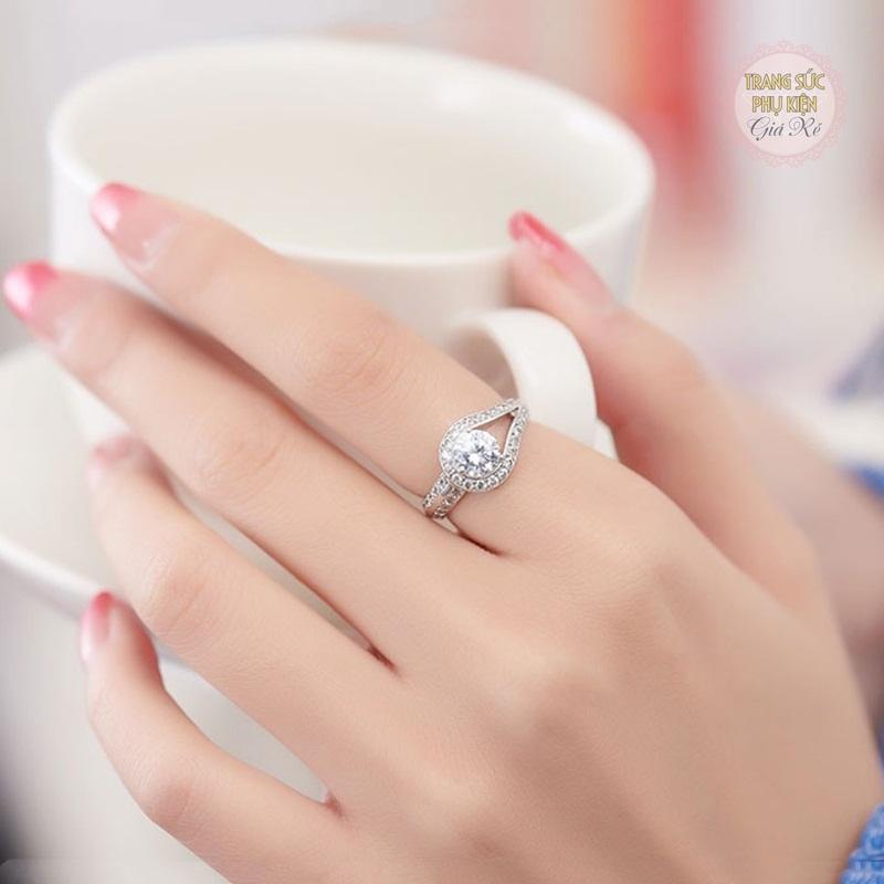 [HCM]Nhẫn nữ thời trang N19 đính đá