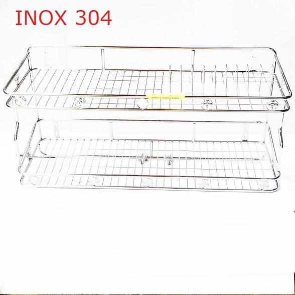 Kệ úp chén đĩa INOX 304, kệ nhà bếp, kệ treo tường ( 29x79cm)