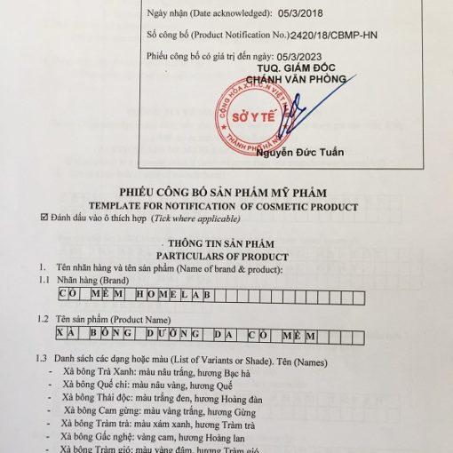 Xà bông rửa mặt Tràm Trà Cỏ Mềm