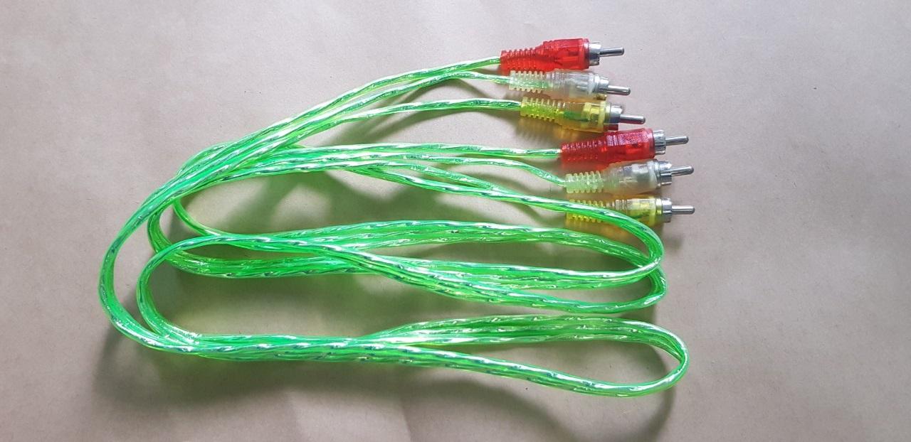 [HCM]Dây Cáp AV 3 Đầu Jack Bông Sen Ra AV 3 Đầu Bông Sen