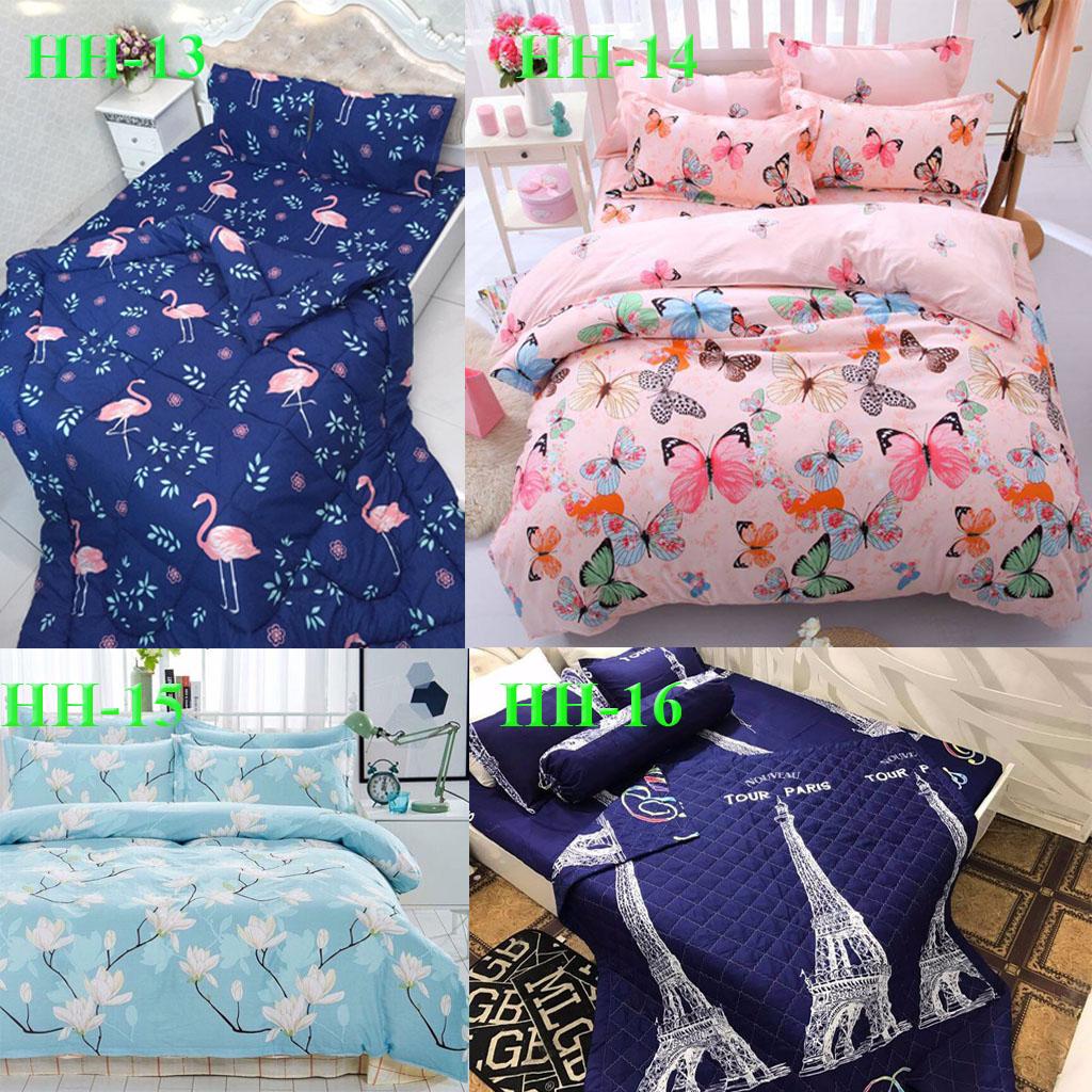 Bộ ga gối poly m8 nhiều mẫu lựa chọn