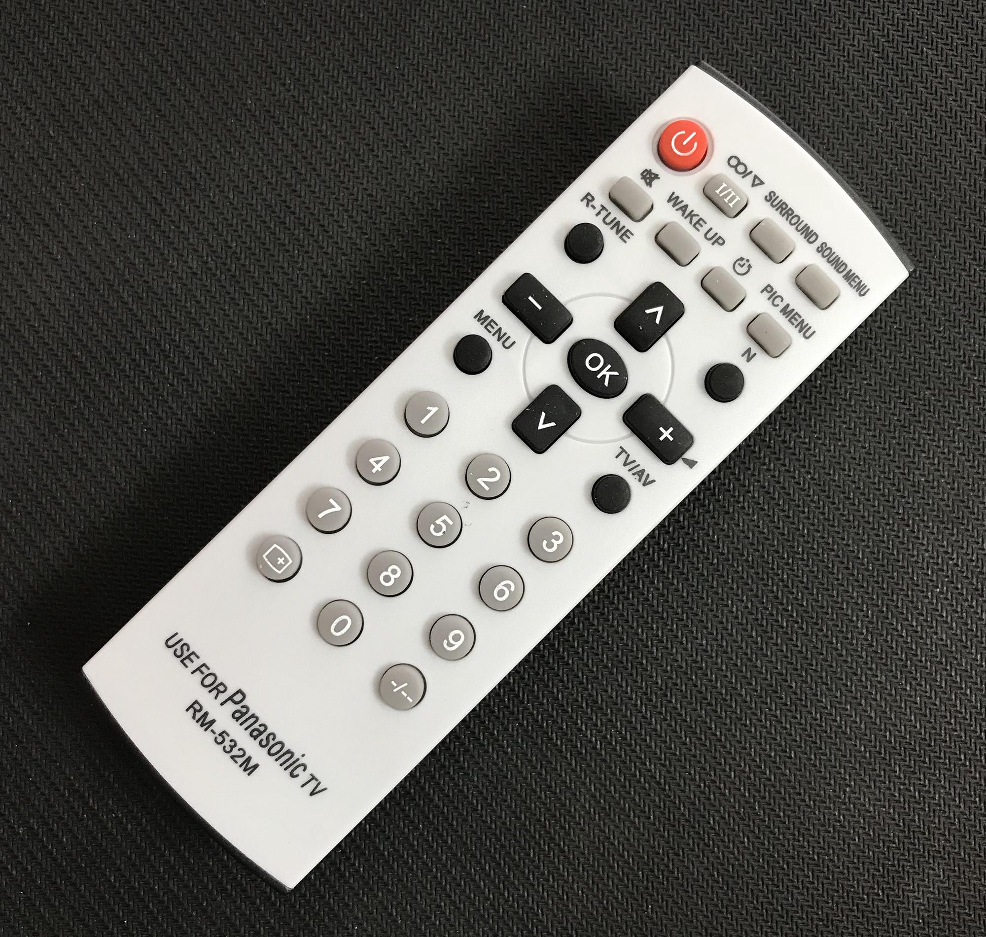 Điều khiển tivi panasonic RM-532M (ghi)
