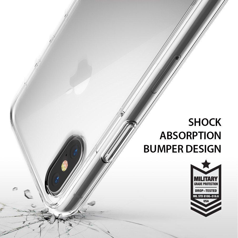 Ốp lưng iPhone Xs / X Ringke Fusion kèm bộ Kit (Nhiều Màu)