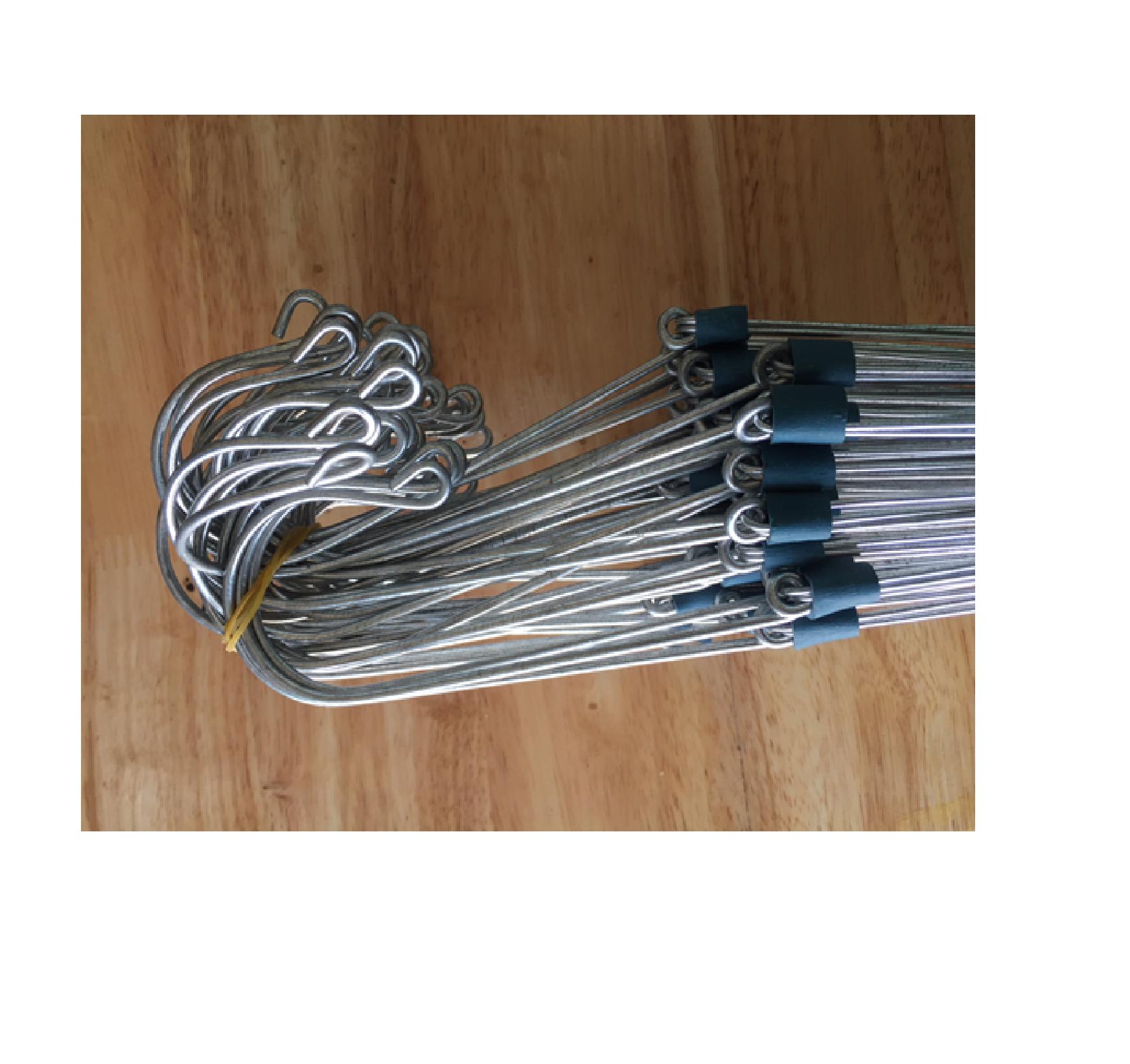 Móc treo chậu 60cm .50 cái Dùng để treo chậu nhựa, bảng dớn chuyên dùng để treo chậu cây, chậu hoa, chắc chắn bền bỉ chịu được lực lớn
