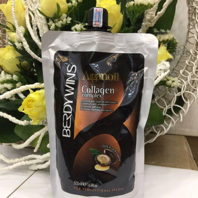 [HCM]KEM HẤP COLLAGEN PHỤC HỒI TÓC BERDYWINS 500ML