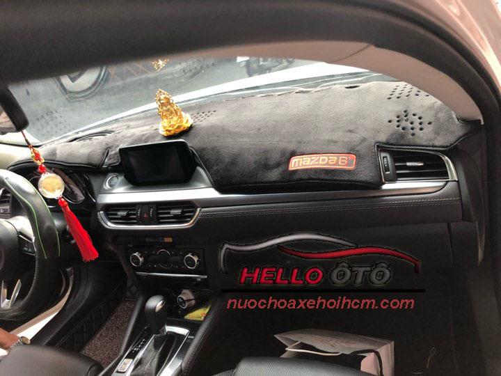 [Hỗ trợ lắp đặt khách Hà Nội] THẢM TAPLO CHỐNG NÓNG LÔNG CỪU CAO CẤP MAZDA 6 2017