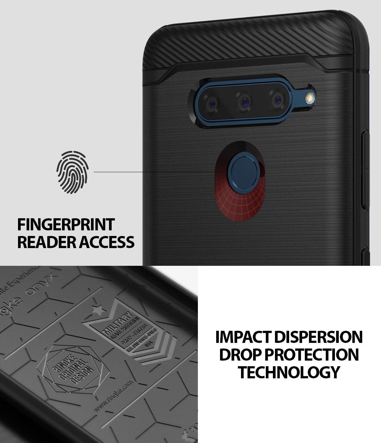 Ốp lưng LG V40 ThinQ Ringke Onyx Hàn Quốc (Ringke Onyx Korea Case for LG V40 ThinQ)