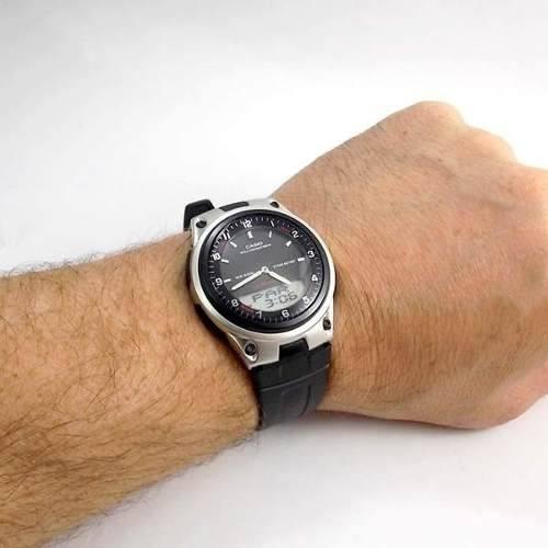 Đồng hồ nam dây cao su mềm Casio AW-80-1AVDF
