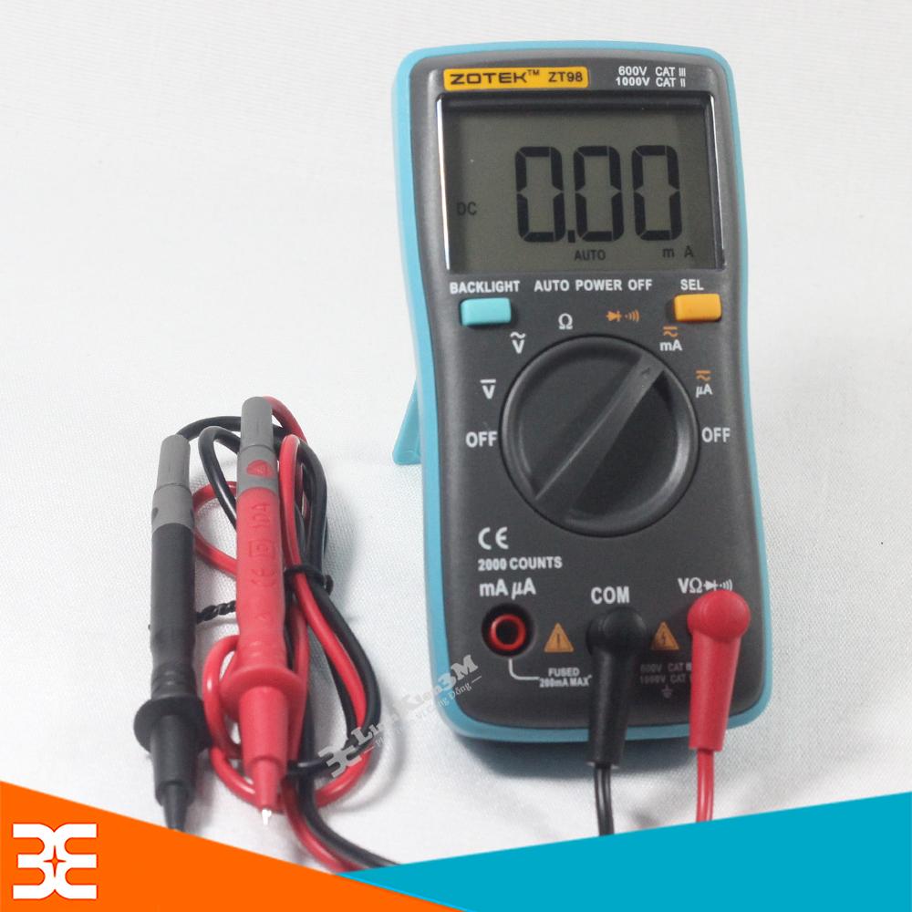 Đồng Hồ Đo Vạn Năng ZOTEK ZT98(BH 3 tháng)