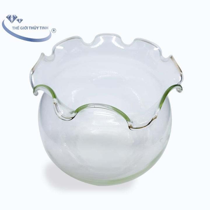 Bể Cá Thủy Tinh Hồ Cá Mini Miệng Bèo D9Cm X H10Cm - B07