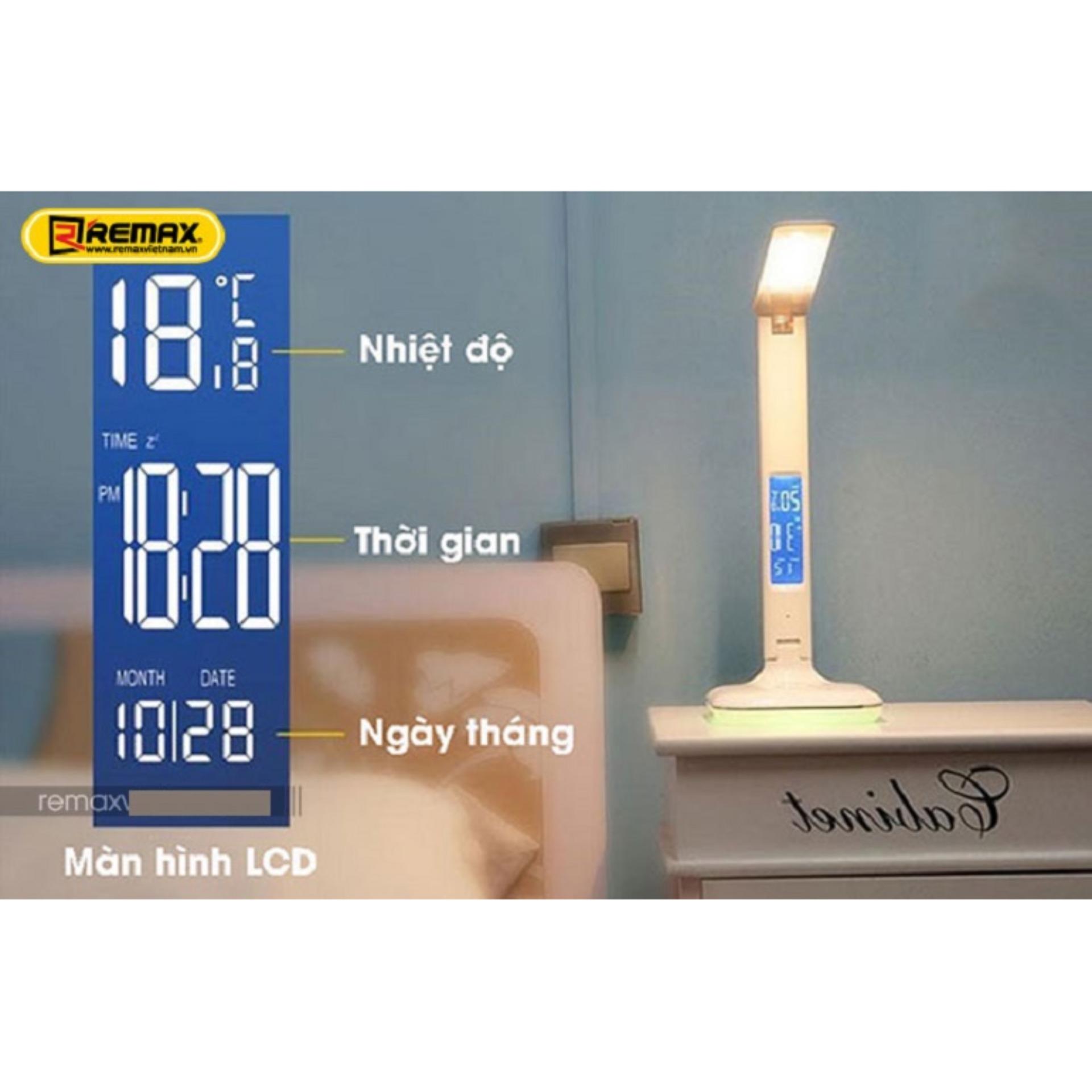 Đèn LED để bàn đa chức năng Remax RL-E270 (Trắng)