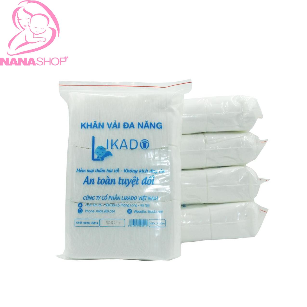 Khăn vải khô đa năng LIKADO gói 300gram