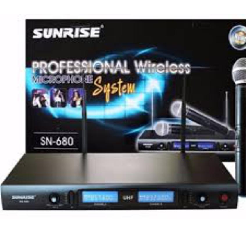 [HCM]Bộ 2 Micro không dây Sunrise SN-680