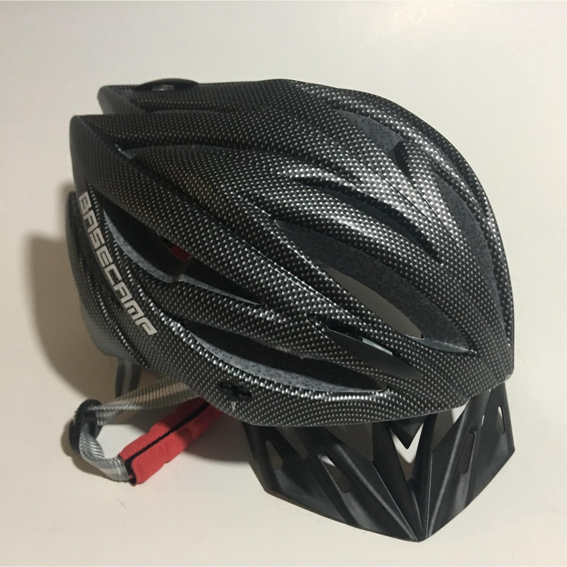 MŨ BẢO HIỂM XE ĐẠP BASECAMP (ĐEN CARBON)