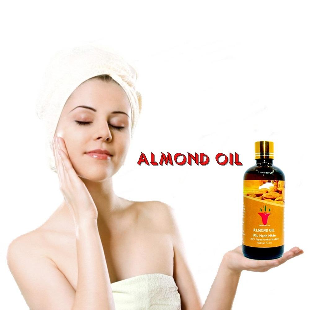 Dầu hạnh nhân ( almond oil )  100ml  ấn độ