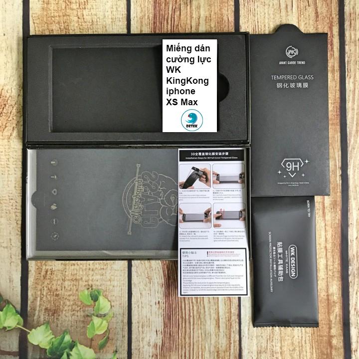 [HCM]Miếng dán cường lực WK Kingkong iPhone XS Max iPhone 11 Pro Max