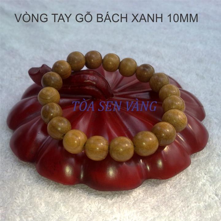 [HCM]Vòng tay gỗ bách xanh 10mm