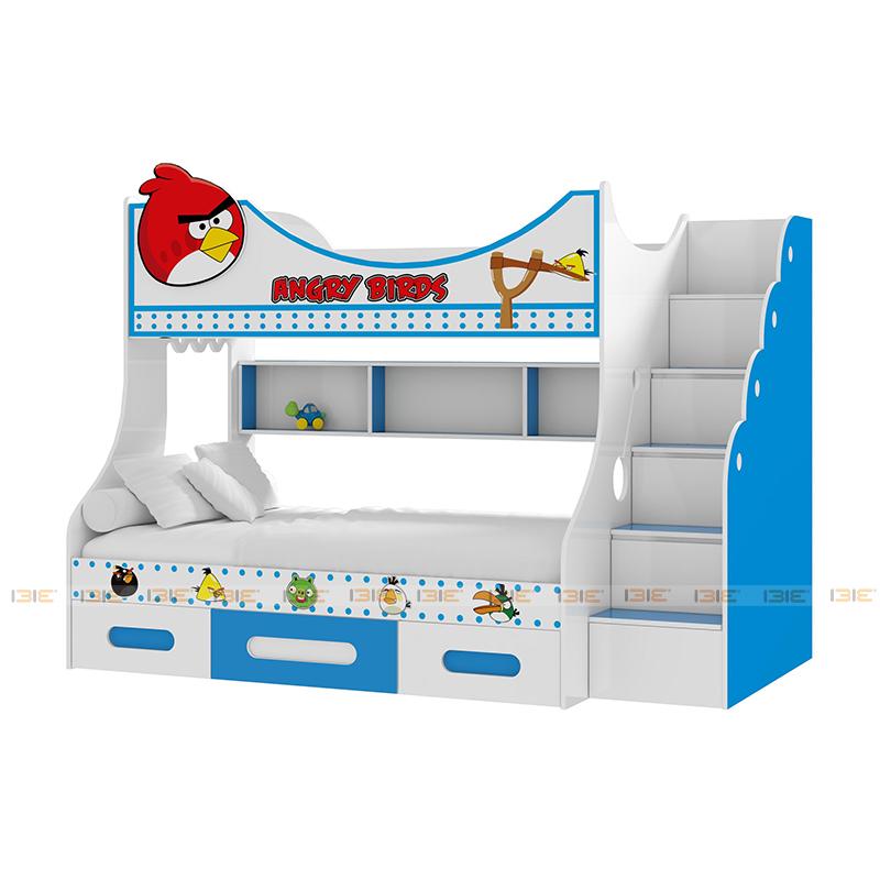 Giường tầng cao Angry Bird 1m2