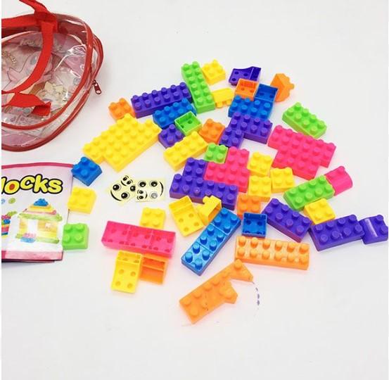 Ba lô chứa xếp hình bằng nhựa Blocks