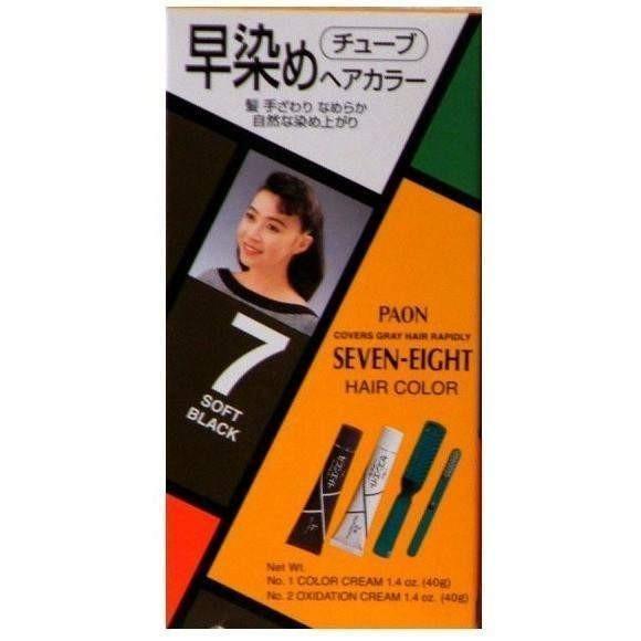 [HCM]Thuốc nhuộm tóc phủ bạc Seven Eight #07 Soft Black