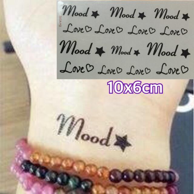 [HCM]Hình xăm dán tattoo combo 12 tấm mini chữ kí