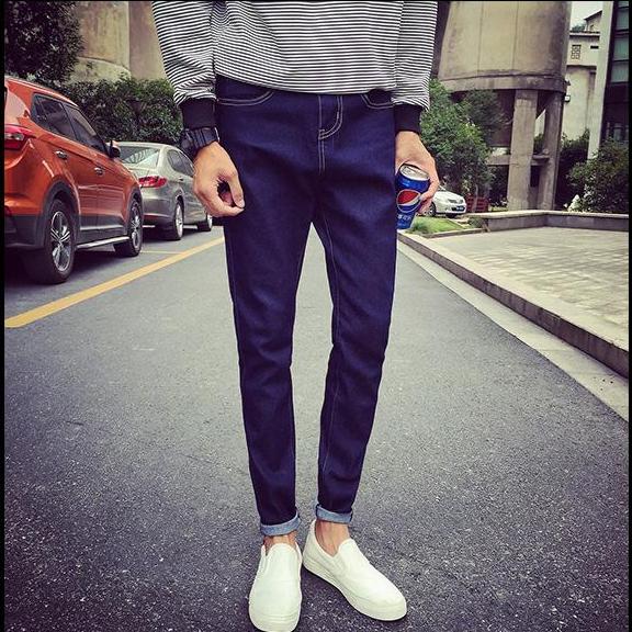 [HCM]Quần Jean Nam Xanh Trơn