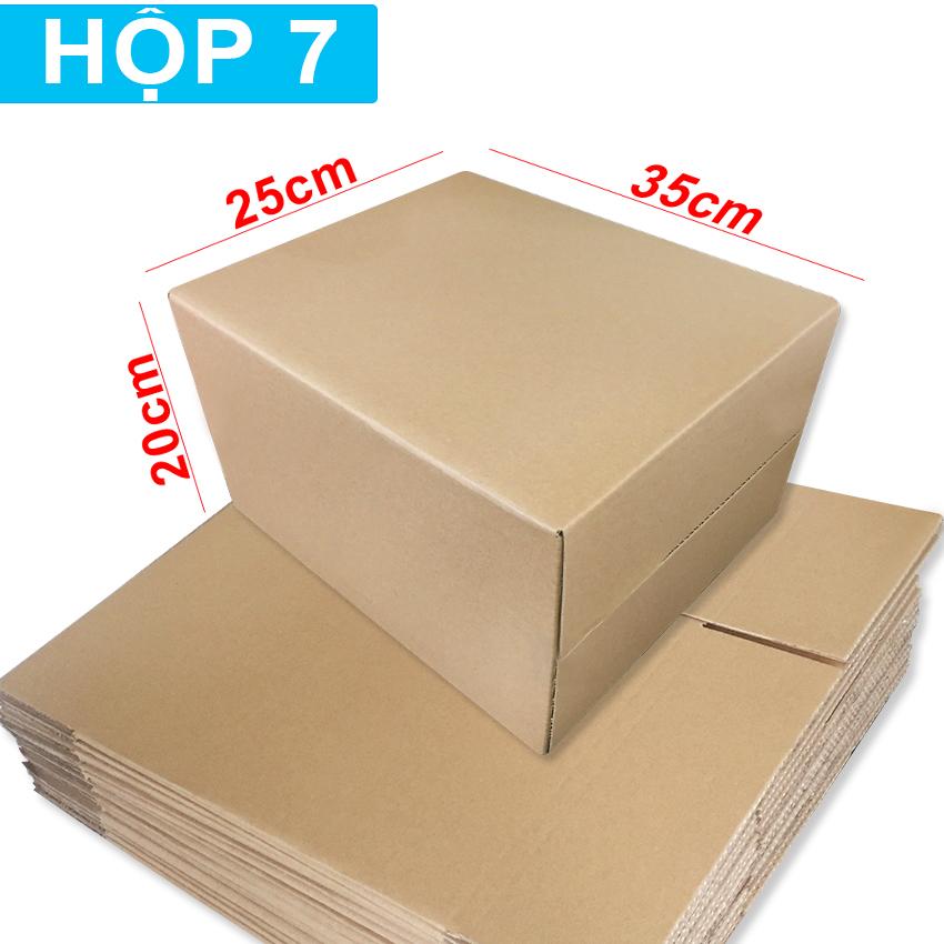 [HCM] Hộp giấy carton size 7 Vàng 1010 (35 x 25 x 20cm)