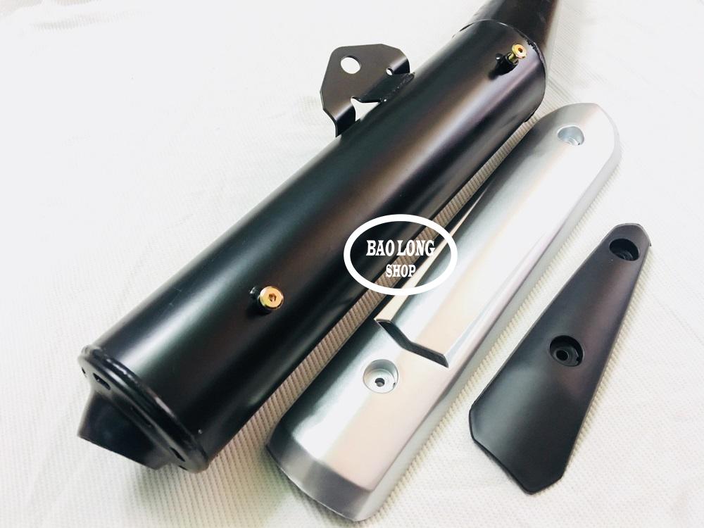 Pô Exciter gắn Sirius + ốp pô Spark