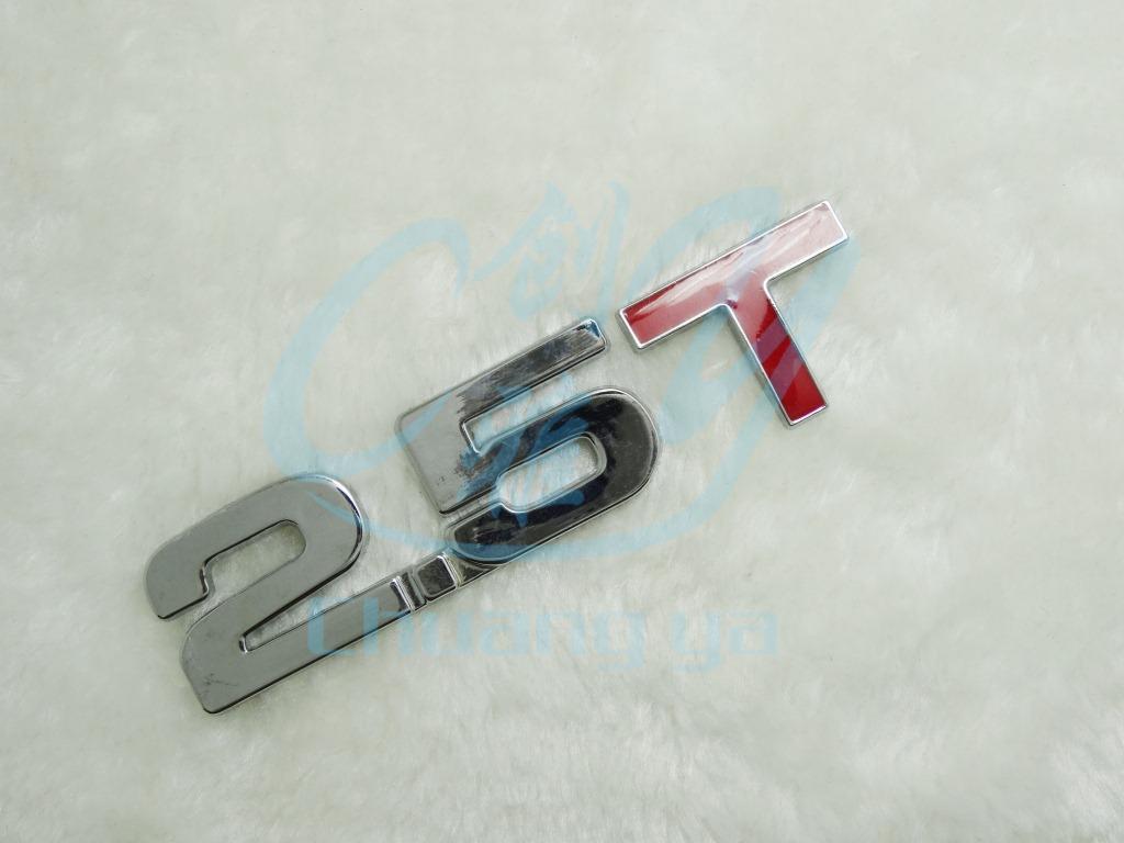 Lô gô logo 2.5T Ô tô kim loại dán nhãn dán đuôi xe hơi xe ô tô ss20