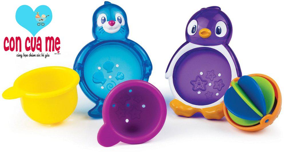 Đồ chơi tắm chim cánh cụt 5 món Munchkin 23208