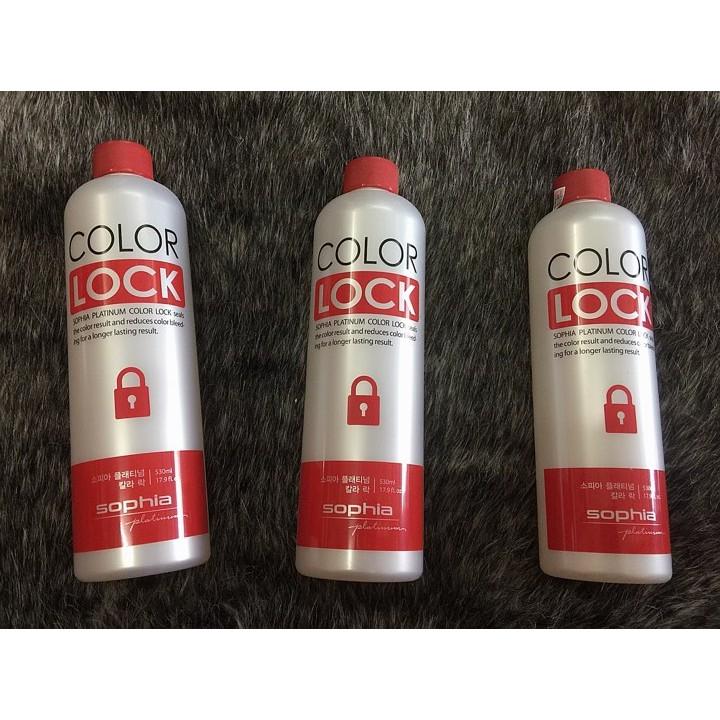 [HCM]DUNG DỊCH KHÓA MÀU TÓC NHUỘM SOPHIA COLOR LOCK
