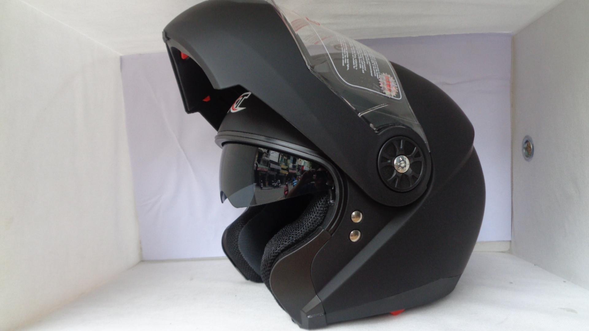 Mũ bảo hiểm gxt 2016 lật hàm - huyền anh