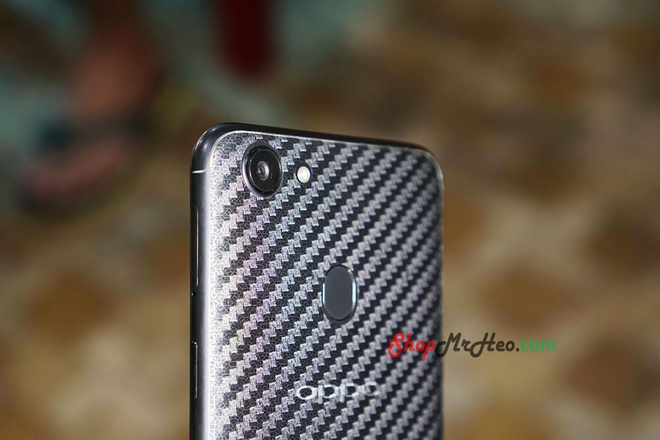 [HCM]Bộ 3 Skin Dán Mặt Lưng Vân 3D OPPO F5
