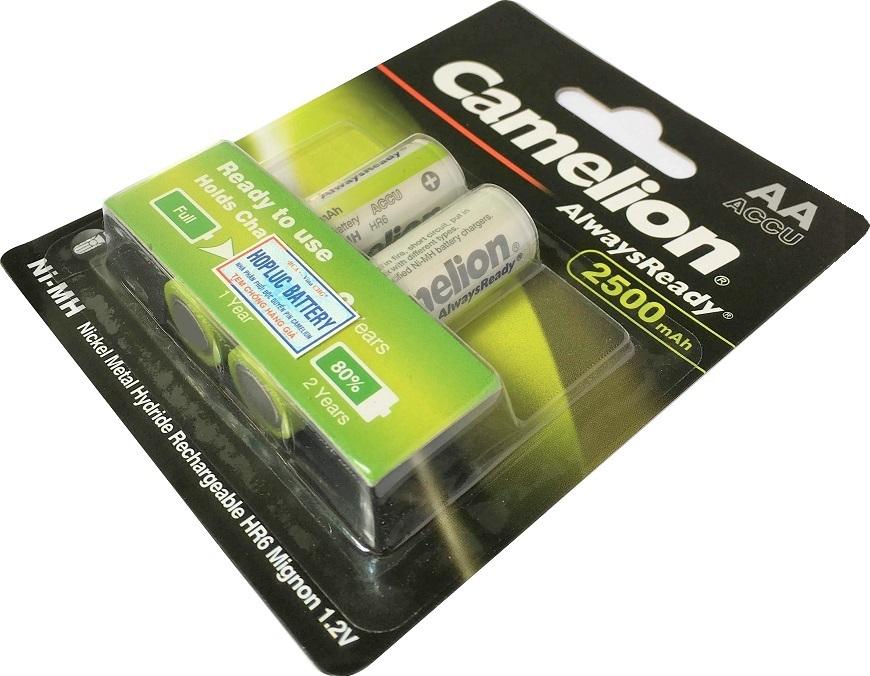 [Chính Hãng] Pin Sạc Camelion AA 2500mAh Always Ready 1.2V