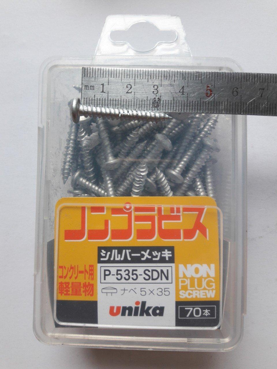 [HCM]Vít nở tường Unika P535 (Đầu dù).
